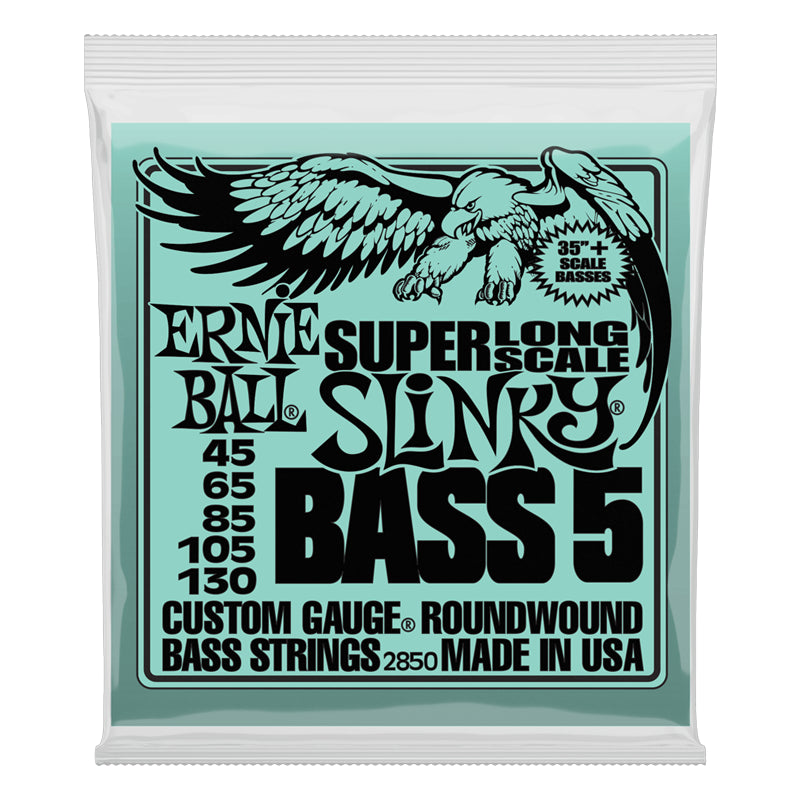 Cuerdas de Bajo Eléctrico Ernie Ball P02850 Calibre 45-130