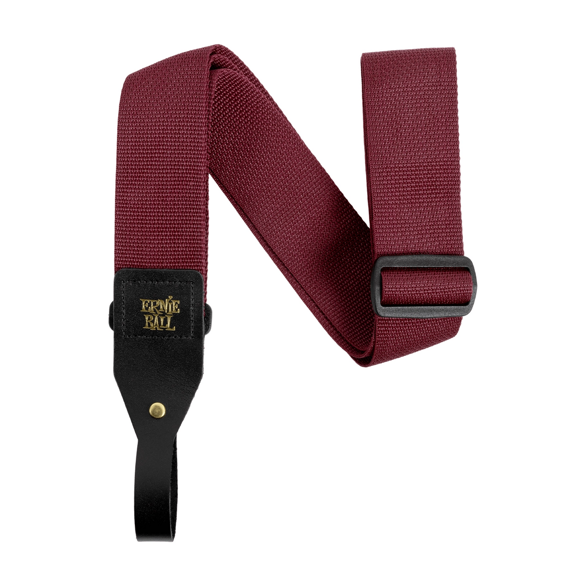 Ernie Ball Polypro Acoustic Guitar Strap - Burgundy