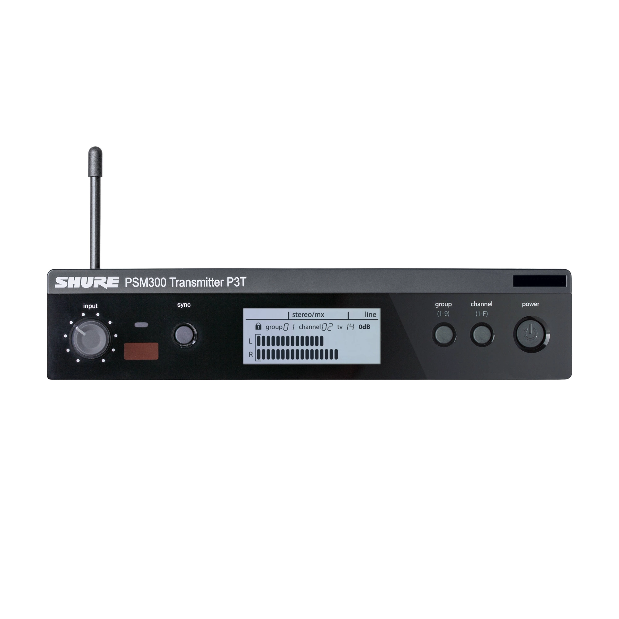 Shure P3t Single-Channel Half-Rack Wireless Transmitter For Psm 300 In-Ear Monitor System - L18