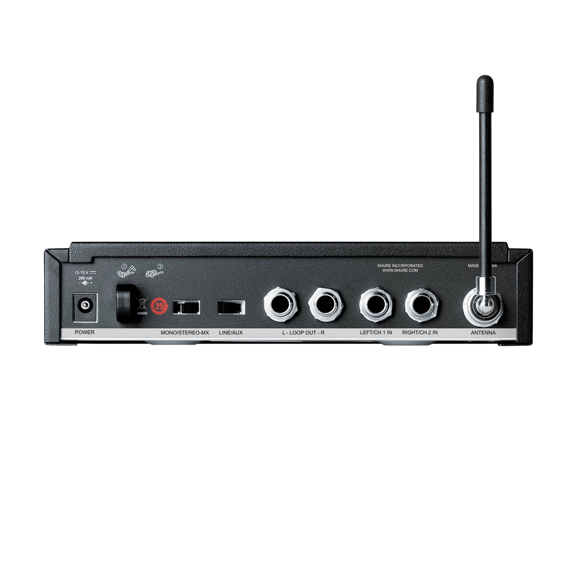 Shure P3t Single-Channel Half-Rack Wireless Transmitter For Psm 300 In-Ear Monitor System - L18