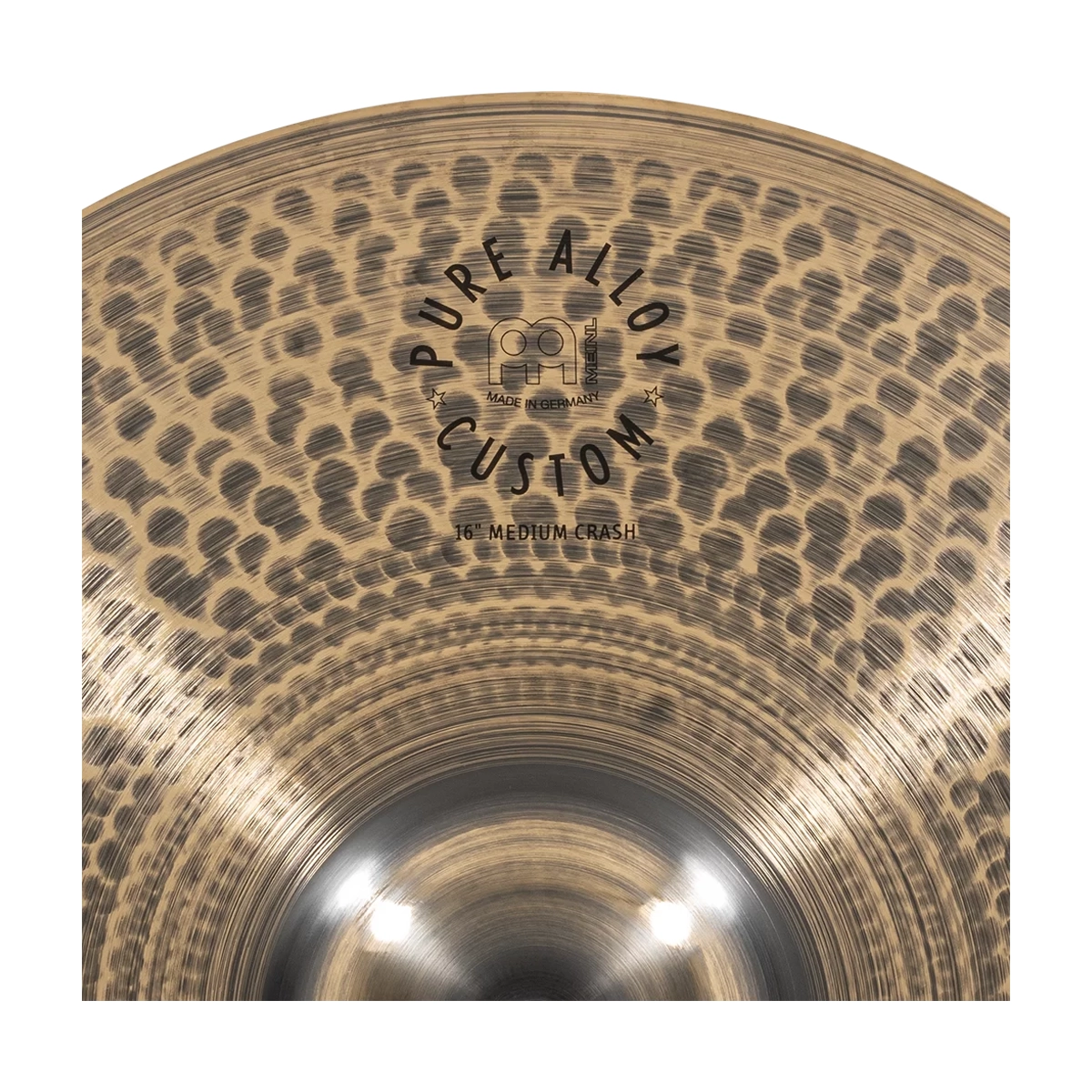 16" Medium Crash top close up