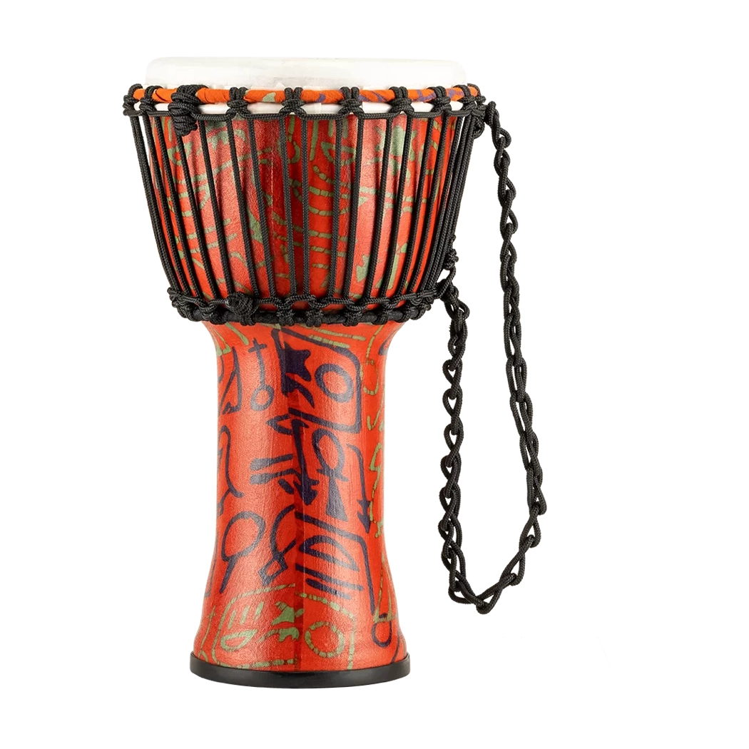 Meinl 8" African Djembe Pharaohs Script Fiber Skin Head
