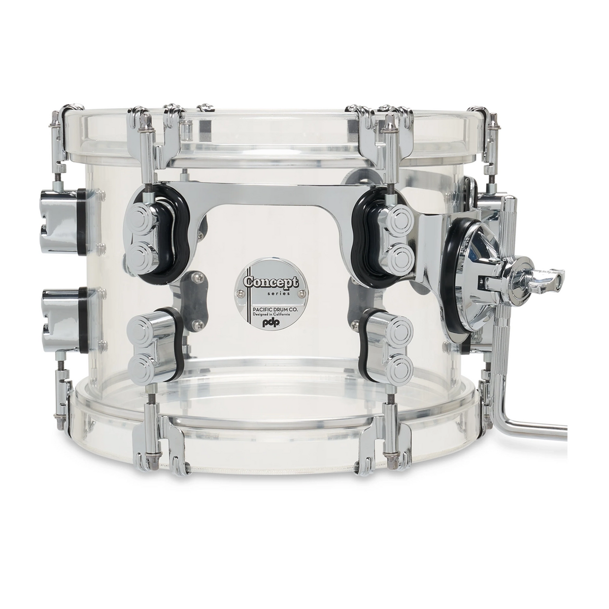 PDP Concept Acrylic 4-Piece Shell Pack - Clear