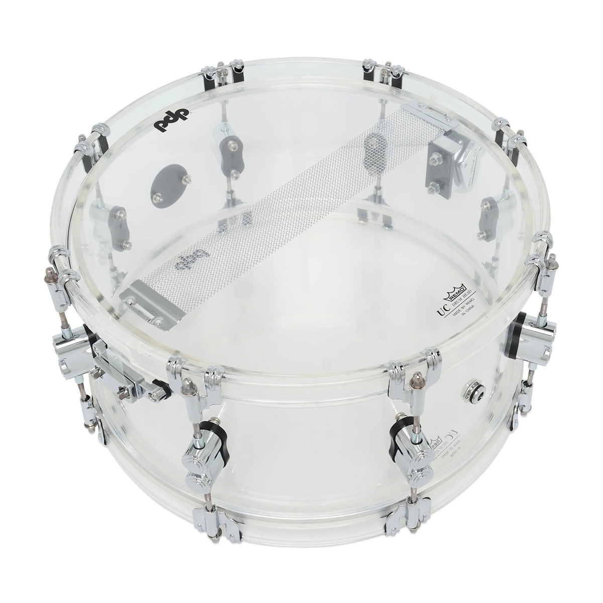 PDP Concept Acrylic Clear Snare Drum 14" X 6.5"