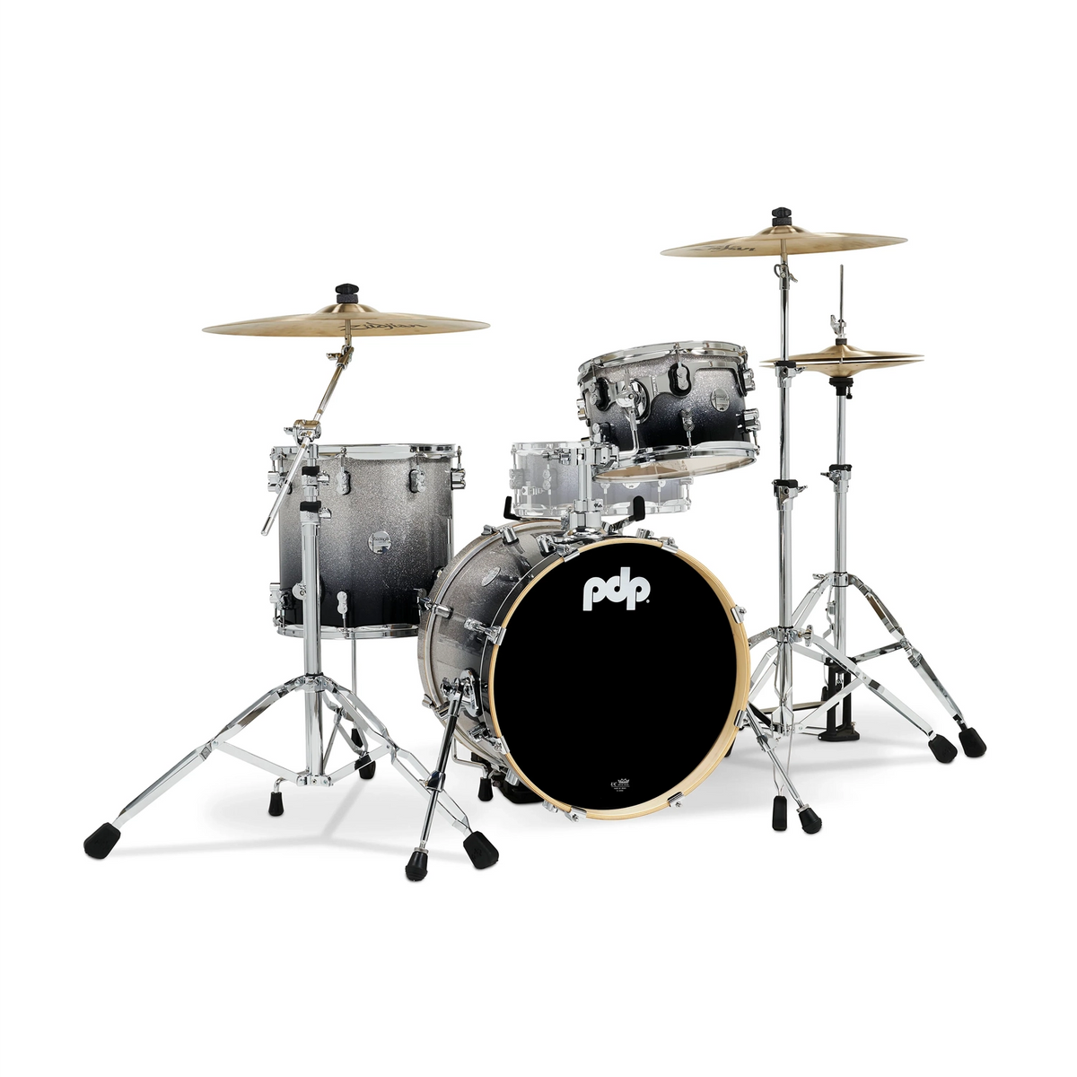 PDP Concept Maple Bop Kit - Silver To Black