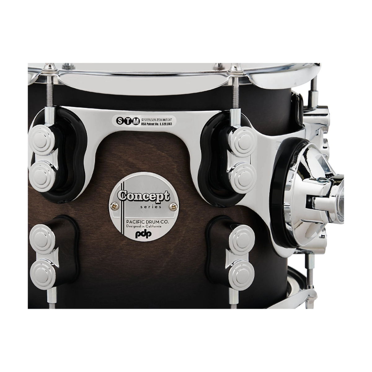 PDP 4 Piece Concept Maple Drum Set - Charcoal Burst