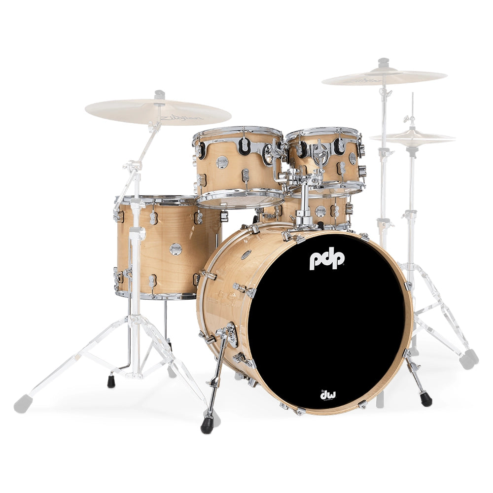 PDP Concept Maple 5-Piece Shell Pack - Natural Lacquer