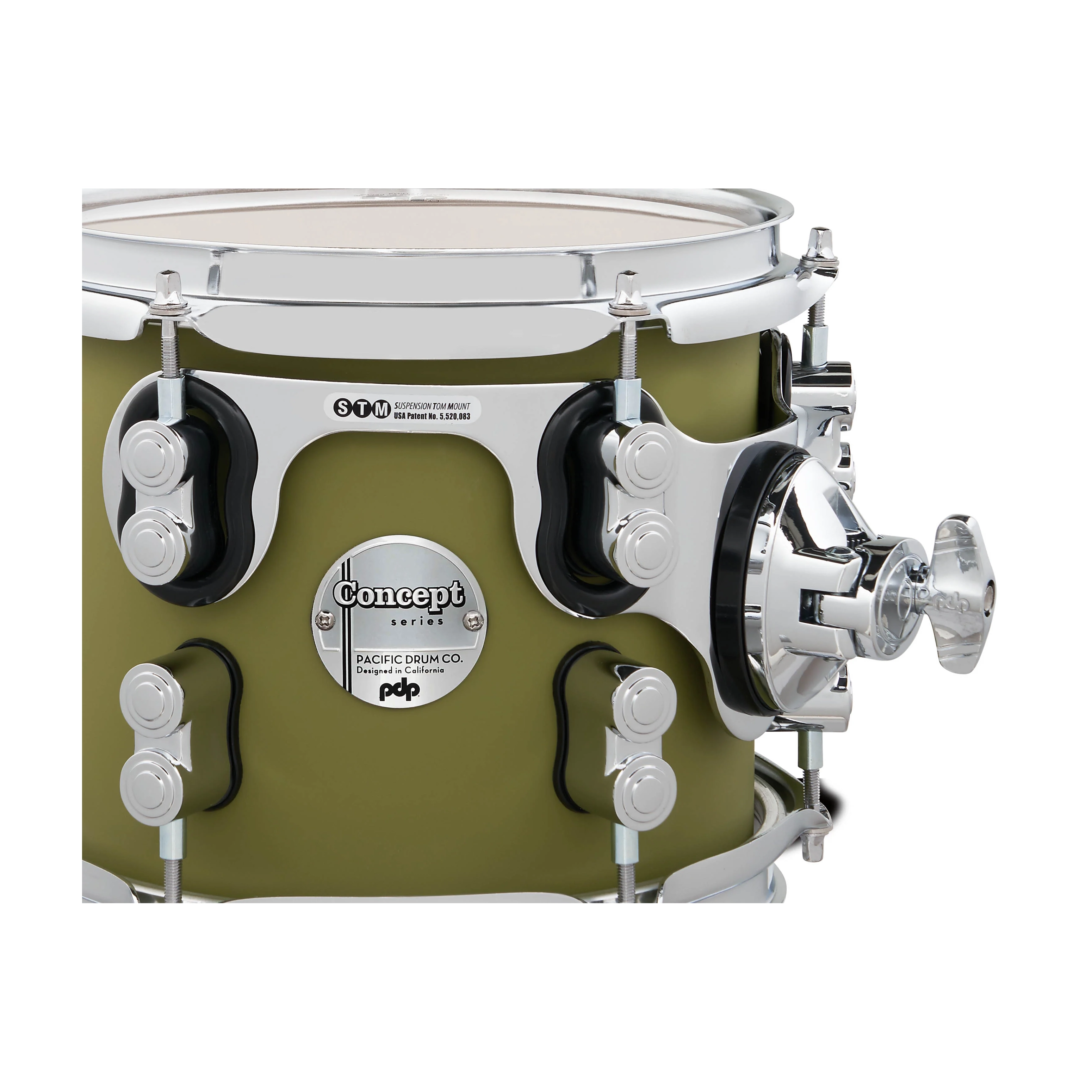 PDP Concept Maple 7-piece Shell Pack - Satin Olive