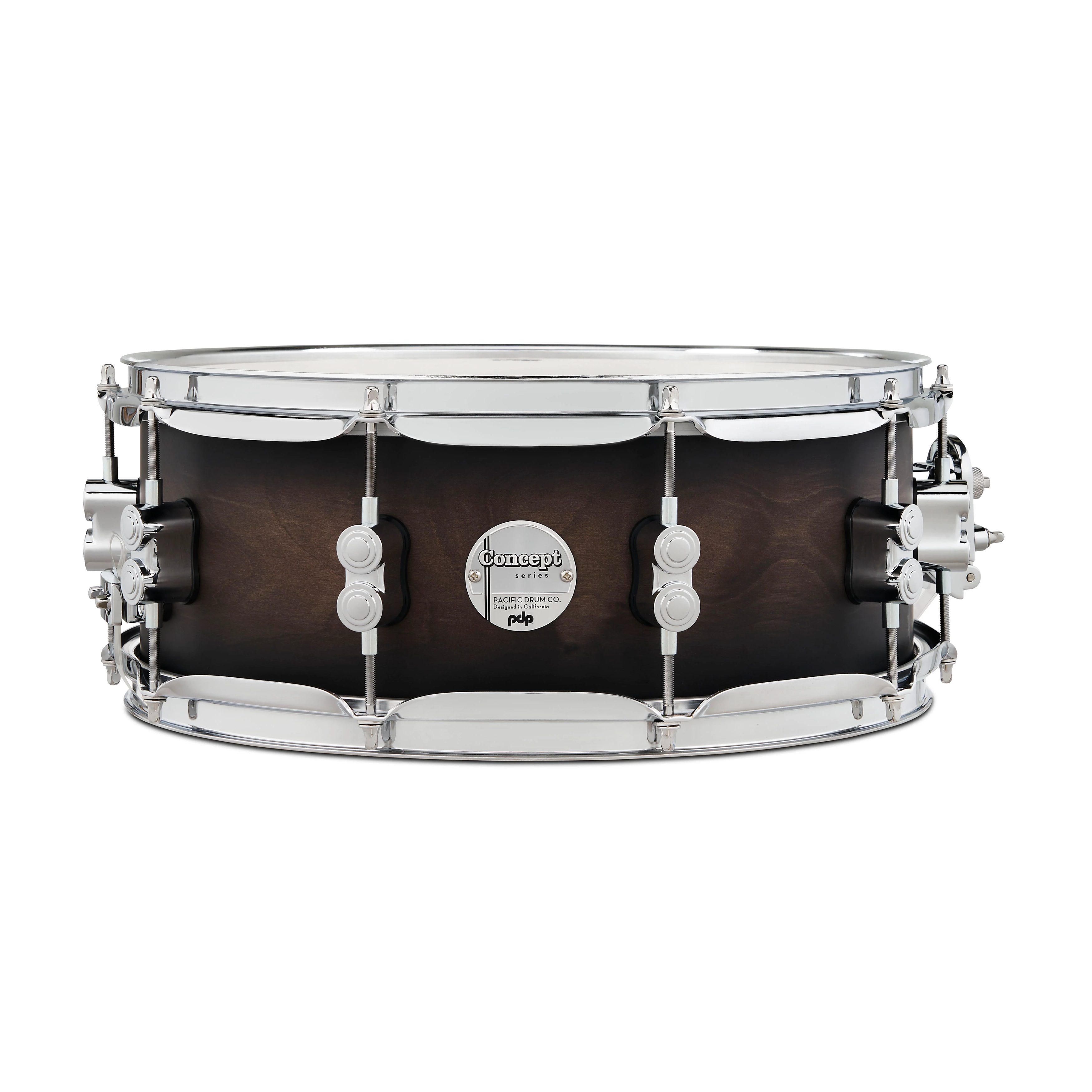 PDP Concept Series Maple Snare 5.5" X 14" - Satin Charcoal Burst