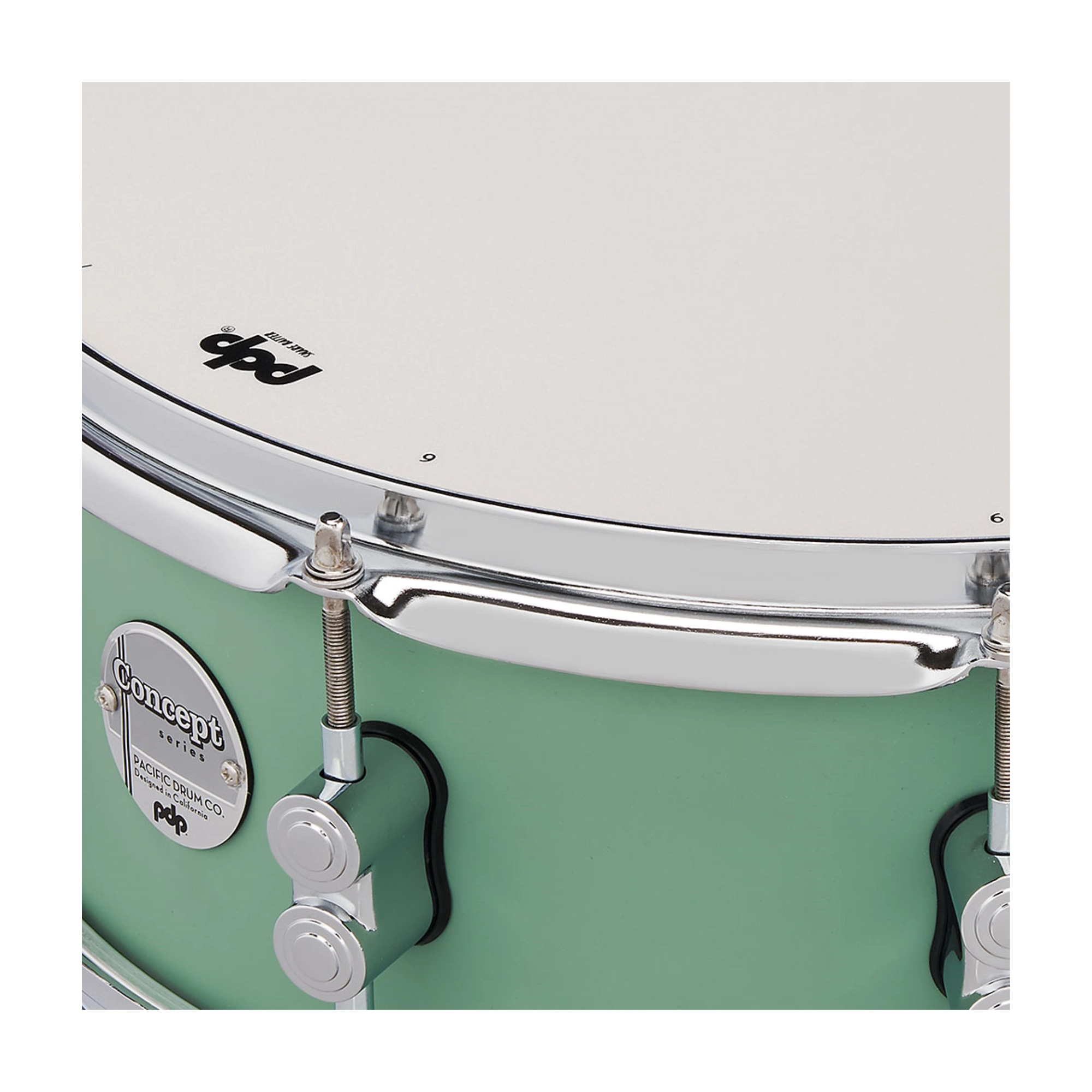 PDP Concept Maple Snare Drum - 5.5 x 14-inch - Satin Seafoam