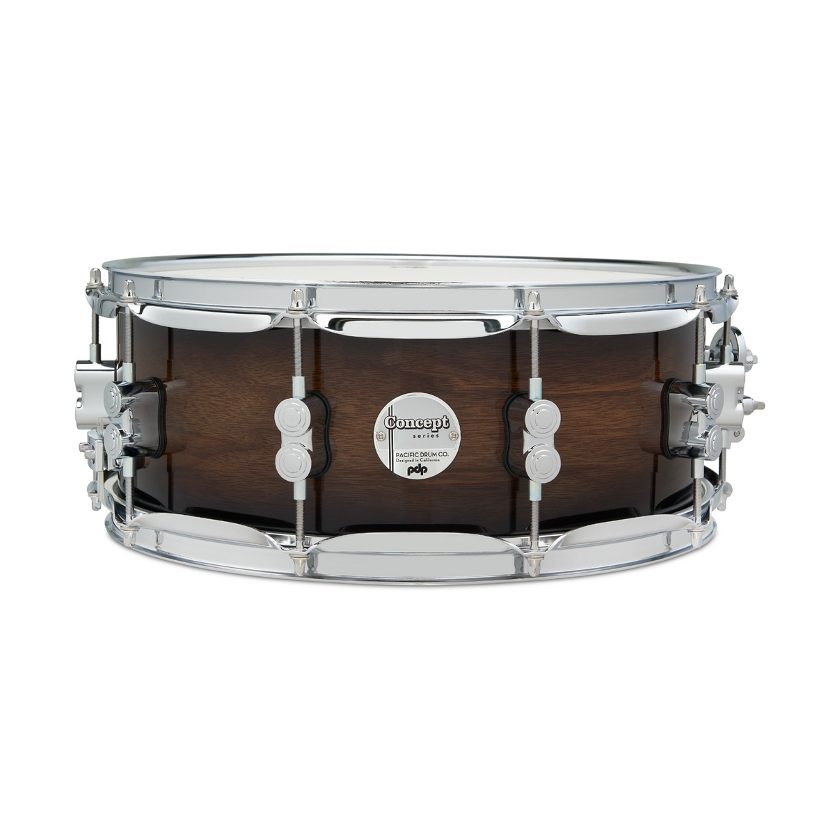 PDP Concept Maple Series 5.5x14 Snare Drum - Exotic Walnut Charcoal Burst