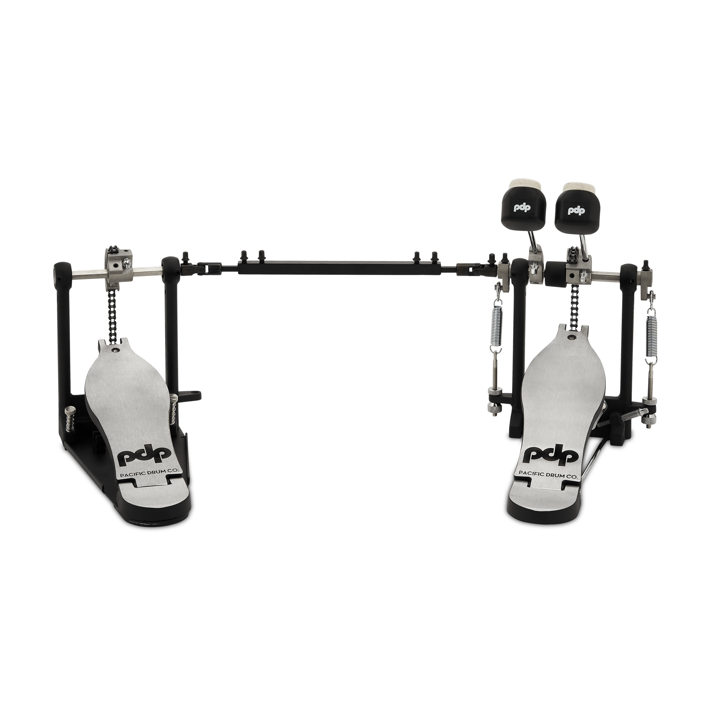 Double pedal with 'pdp' branding on a white background