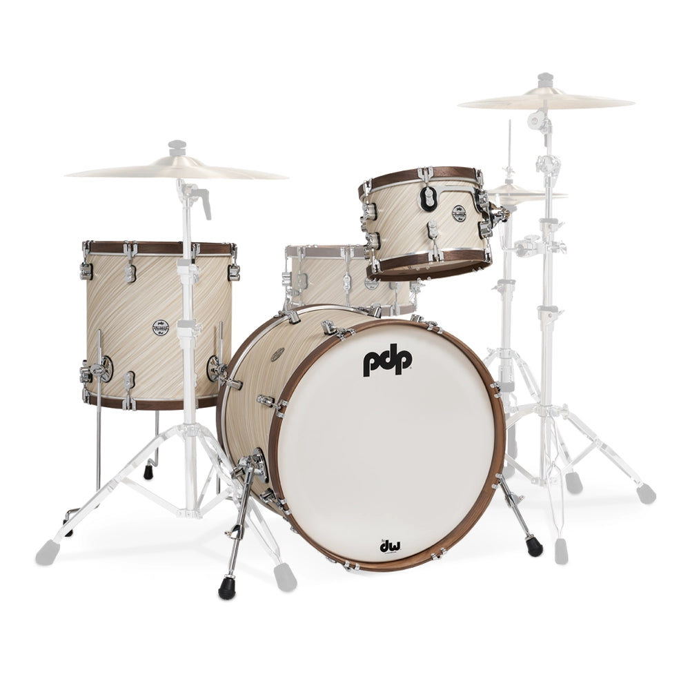 PDP Concept Maple Classic 3-Piece Shell Pack - 12" Tom, 16" Tom" Floor Tom & 22" Bass Drum - Limited Edition Twisted Ivory