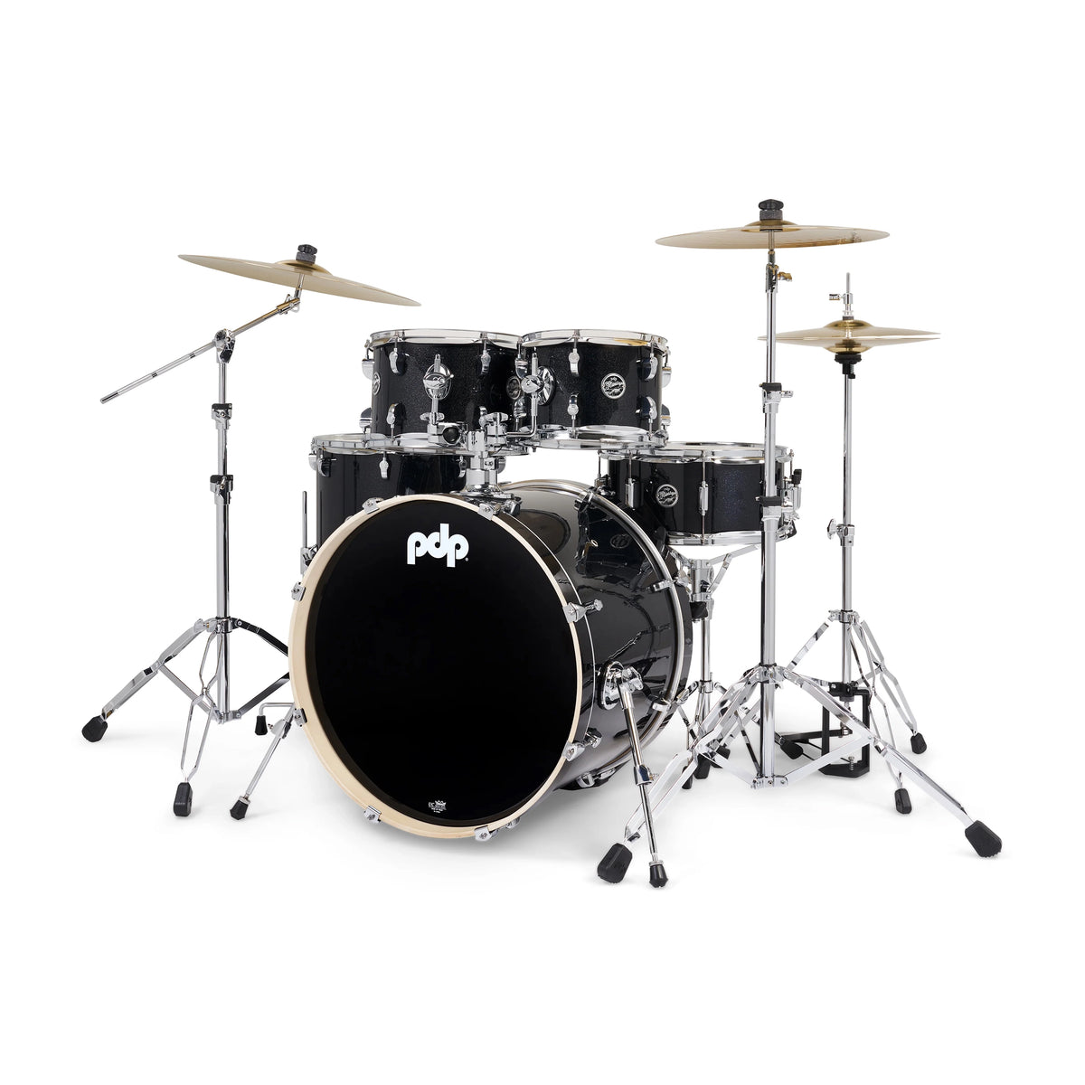 PDP Mainstage 5-Piece Complete Drum Set - Black Sparkle