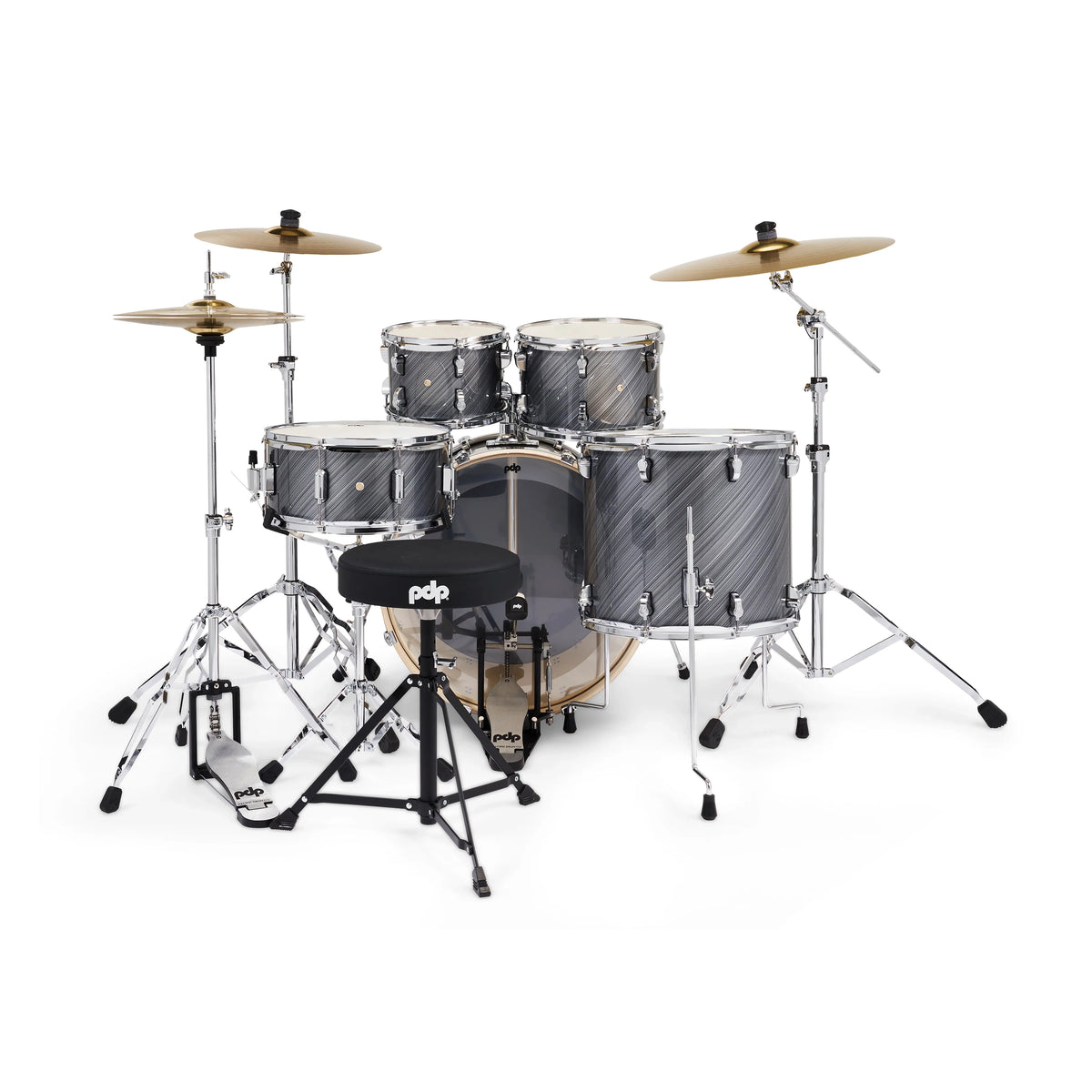 PDP Mainstage 5-Piece Complete Drum Set - Twisted Graphite