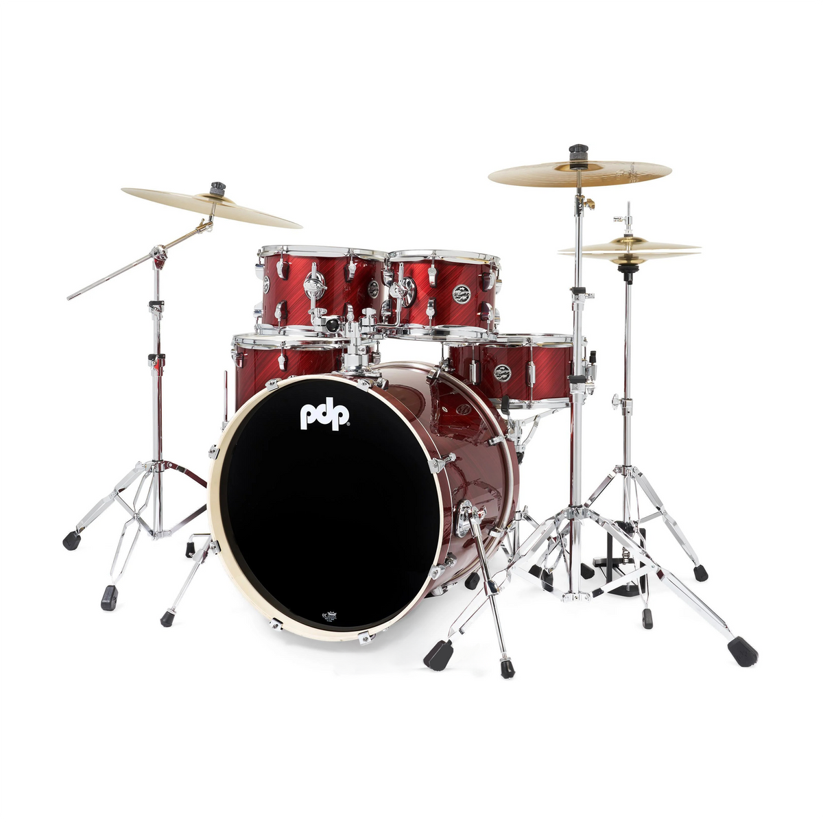 PDP Mainstage 5-Piece Complete Drum Set - Twisted Cherry