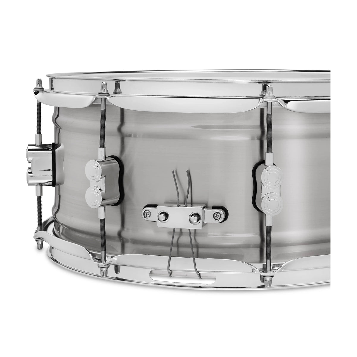 PDP Concept 6.5" X 14" Aluminum Snare - Natural Brushed Aluminum/Chrome