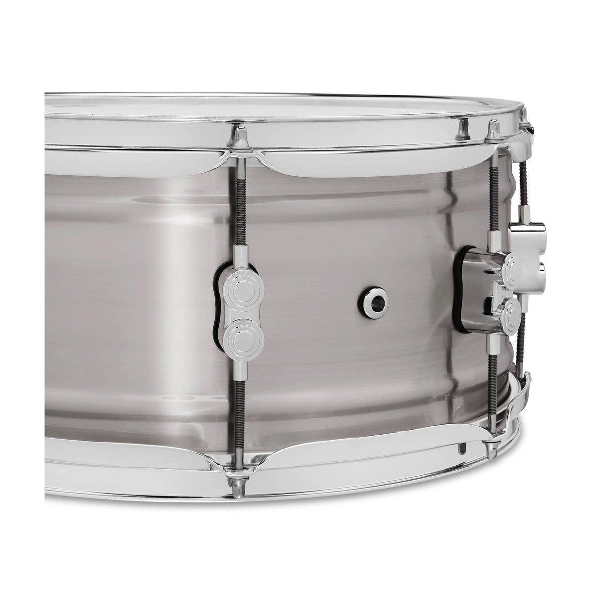 PDP Concept 6.5" X 14" Aluminum Snare - Natural Brushed Aluminum/Chrome