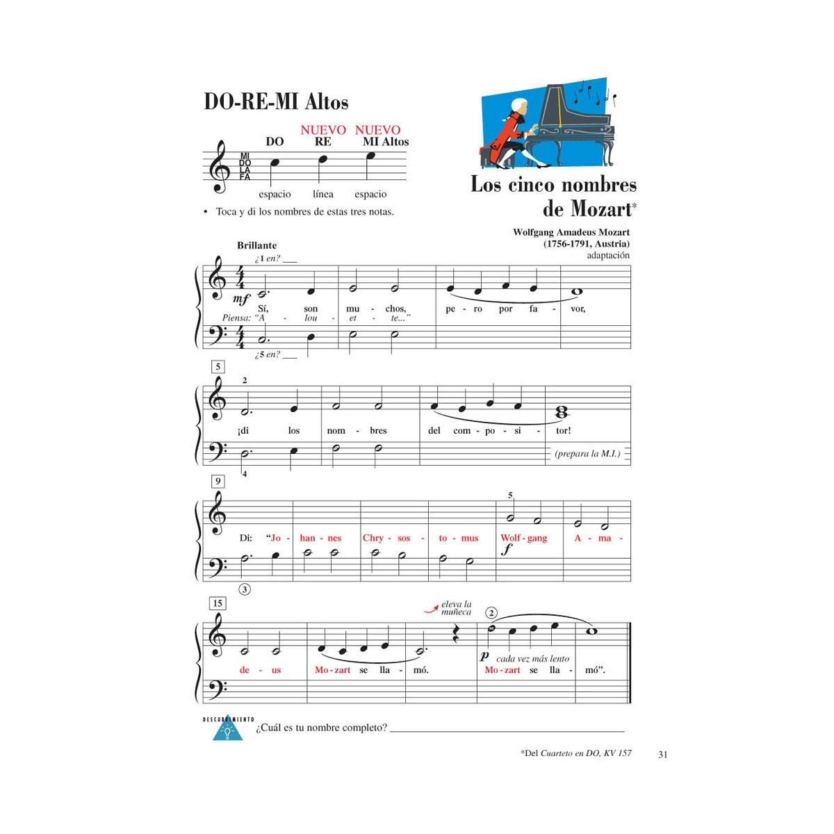 Piano Adventures: Lecciones y Teoría – Libro Uno de Dos Nivel 2