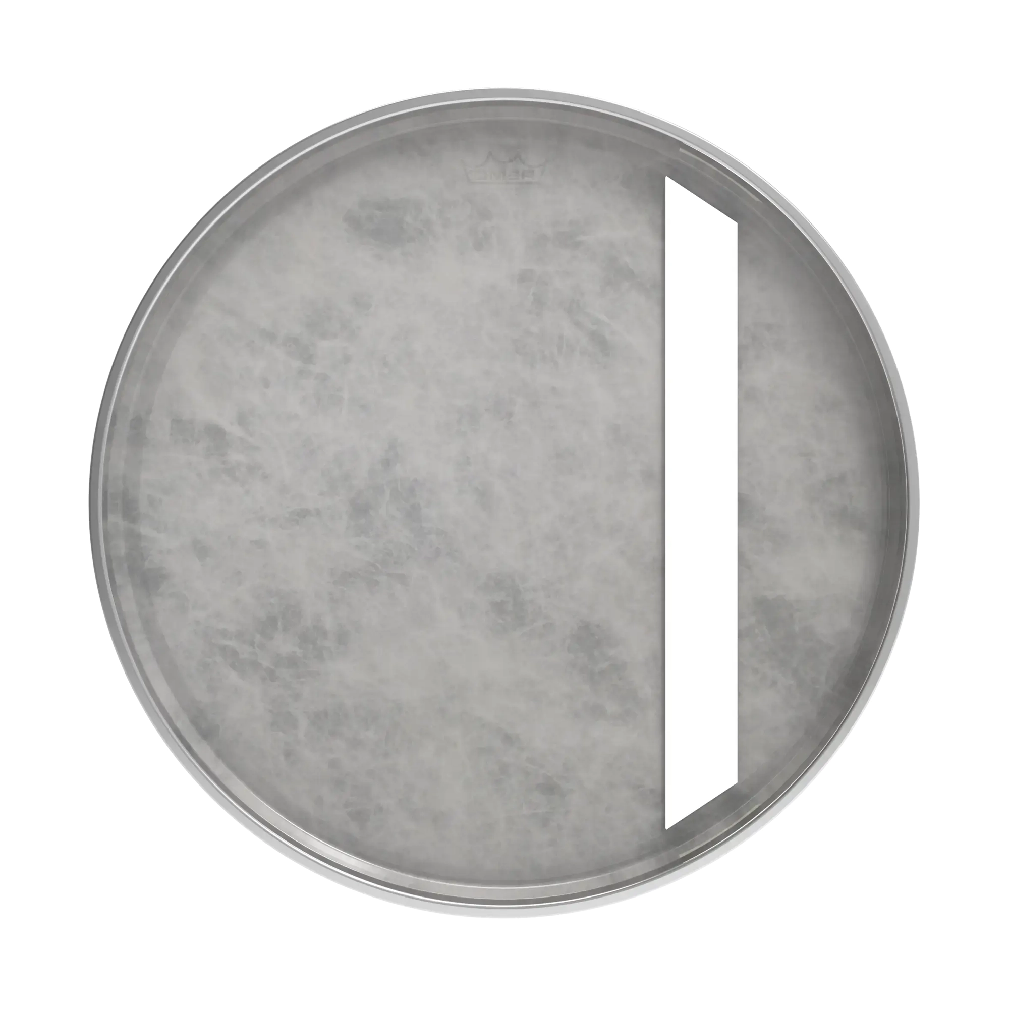 Back view of Remo 22"  Powerstroke 3 Felt Tone Fiberskyn Bass Drumhead