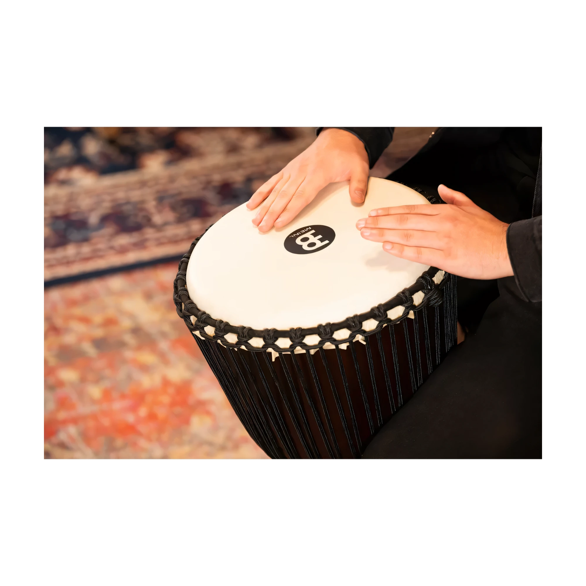 Meinl Percussion PROADJ2-L Professional 12-Inch African Style Rope Tuned Djembe Lifestyle