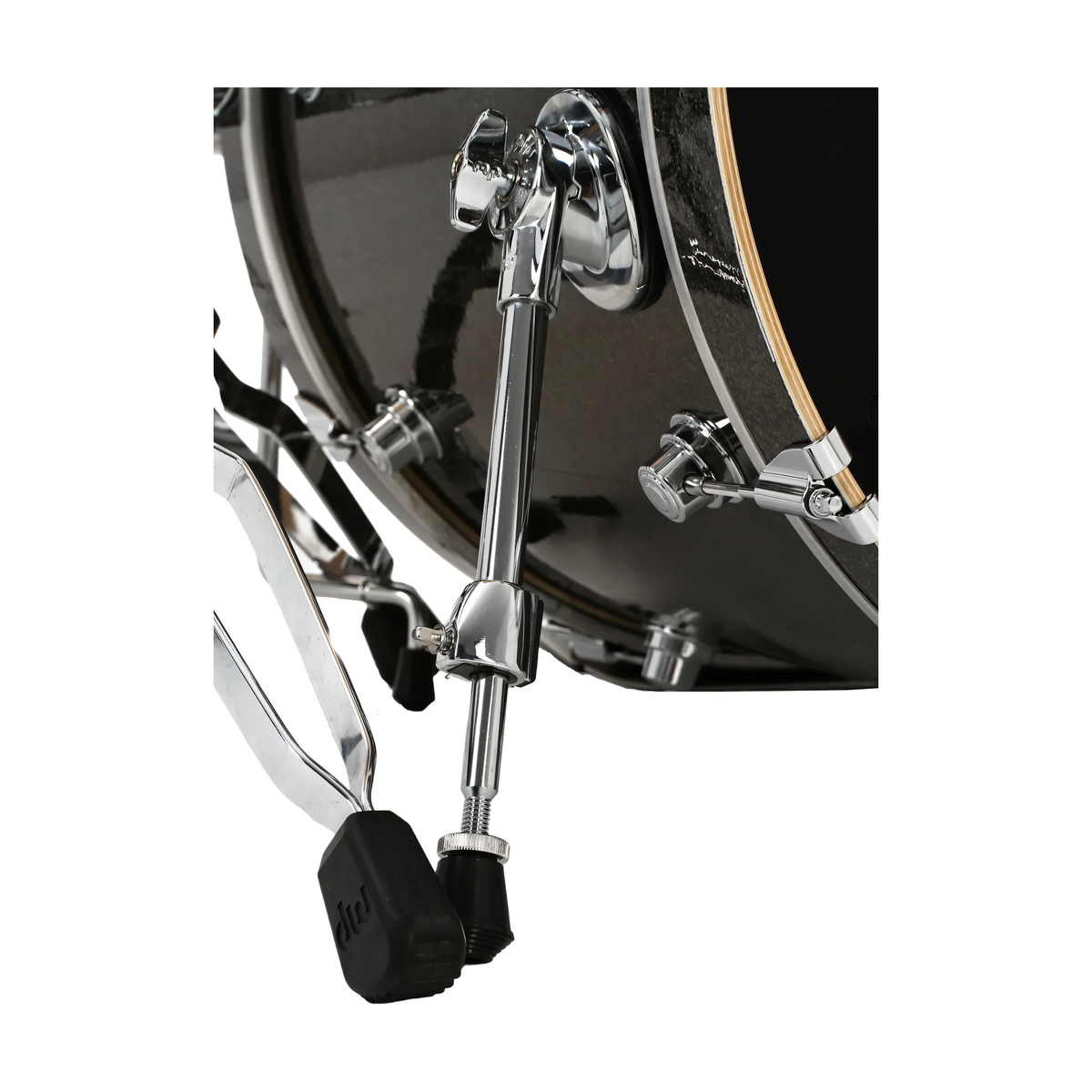 DW Performance Series 4 Pc Shell Pack 22" Bass Drum - Pewter Sparkle