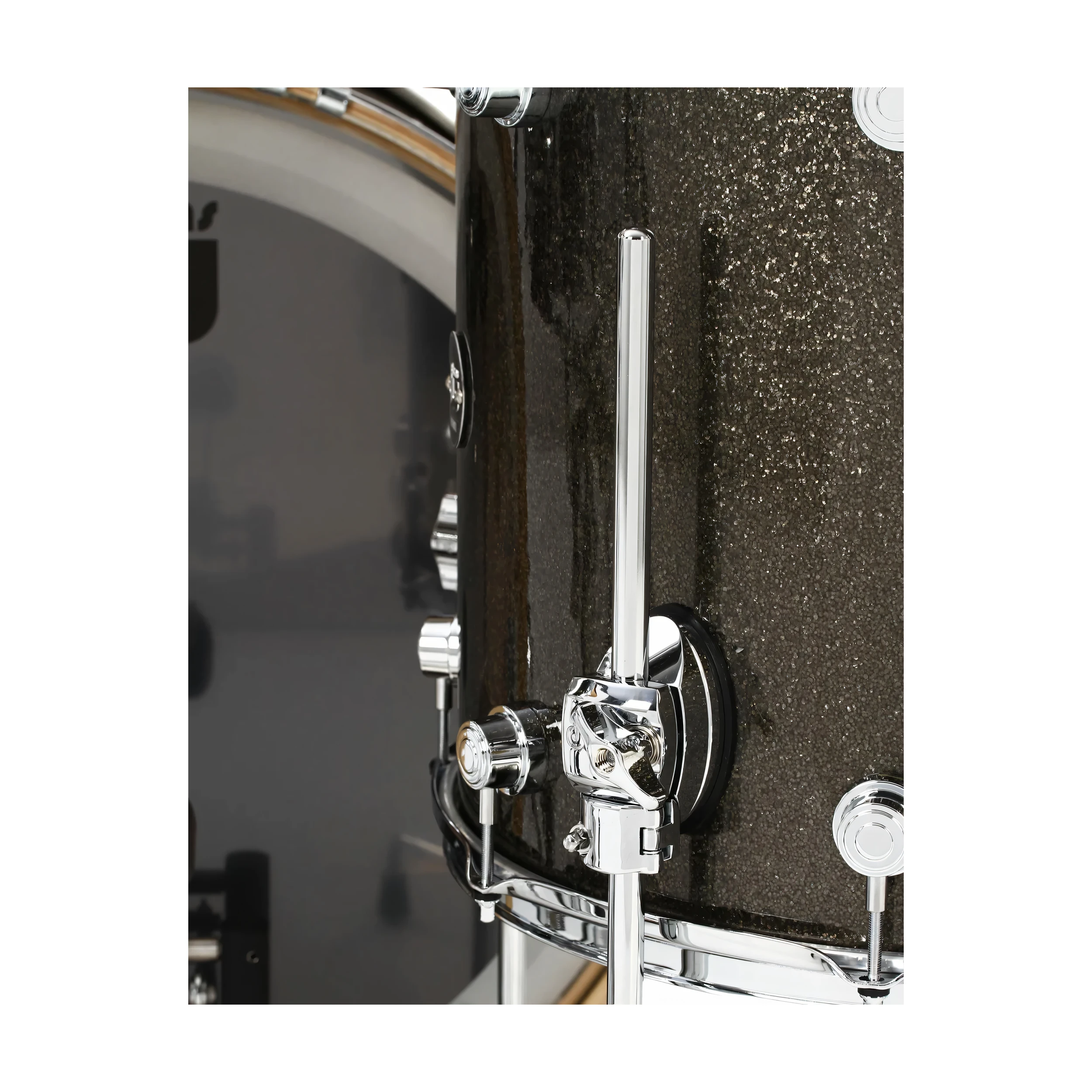 DW Performance Series 4 Pc Shell Pack 22" Bass Drum - Pewter Sparkle