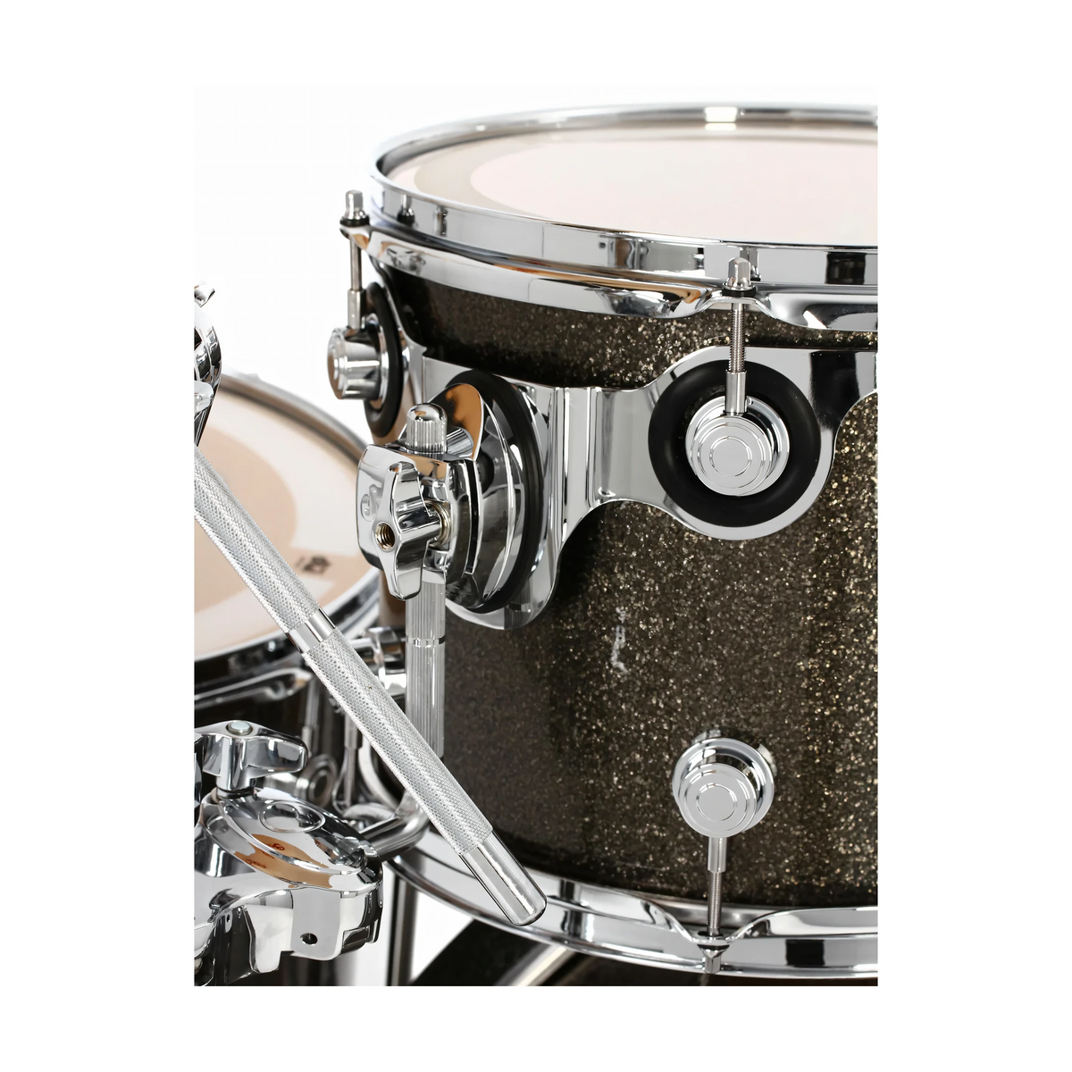 DW Performance Series 4 Pc Shell Pack 22" Bass Drum - Pewter Sparkle