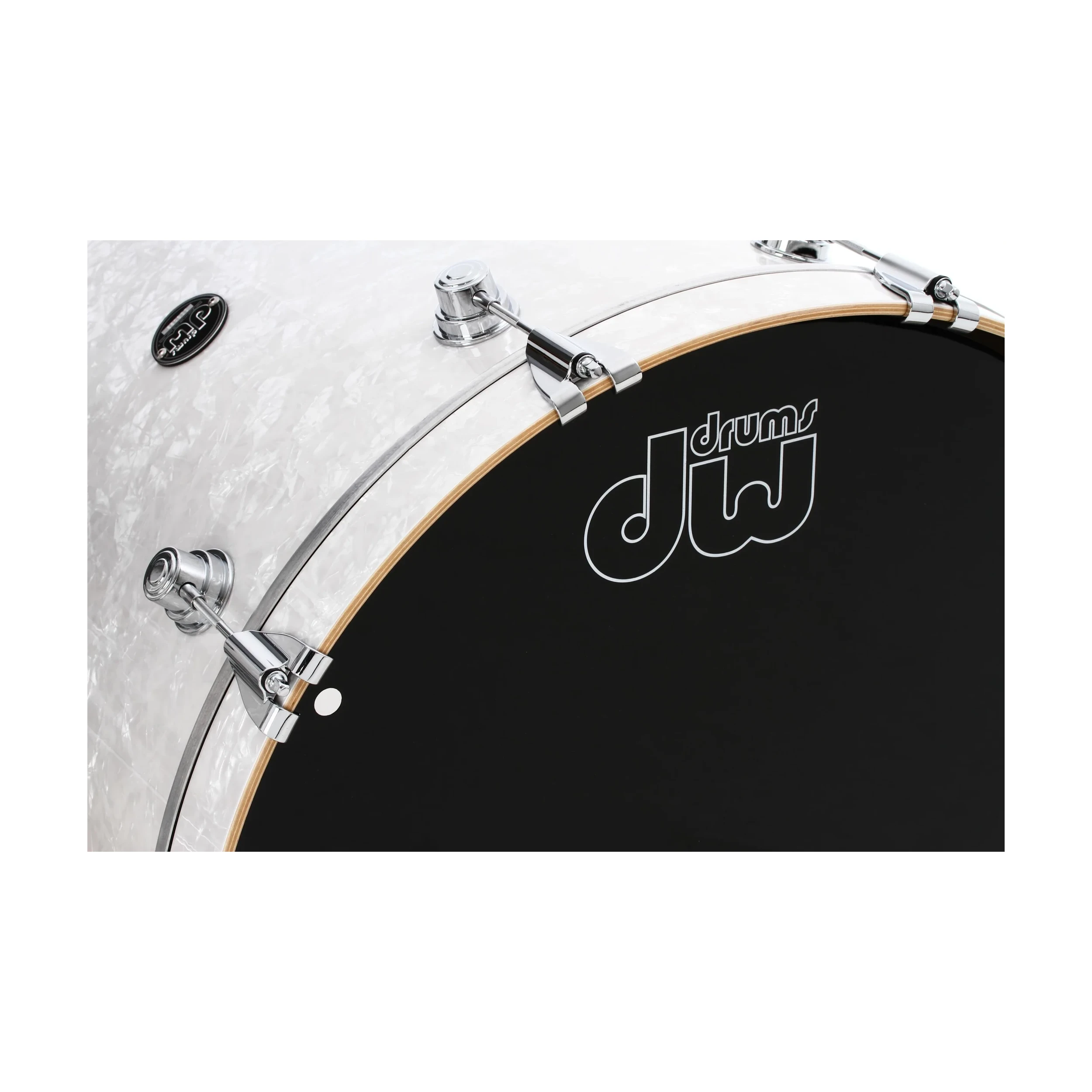 DW Performance Series Batería de 4 piezas Con Bombo de 22 pulgadas - White Marine Finish Ply
