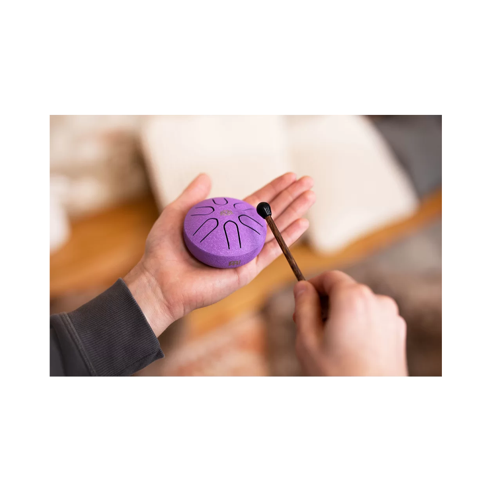 Meinl Sonic Energy Pocket Tongue Drum - Lotus Flower - Purple