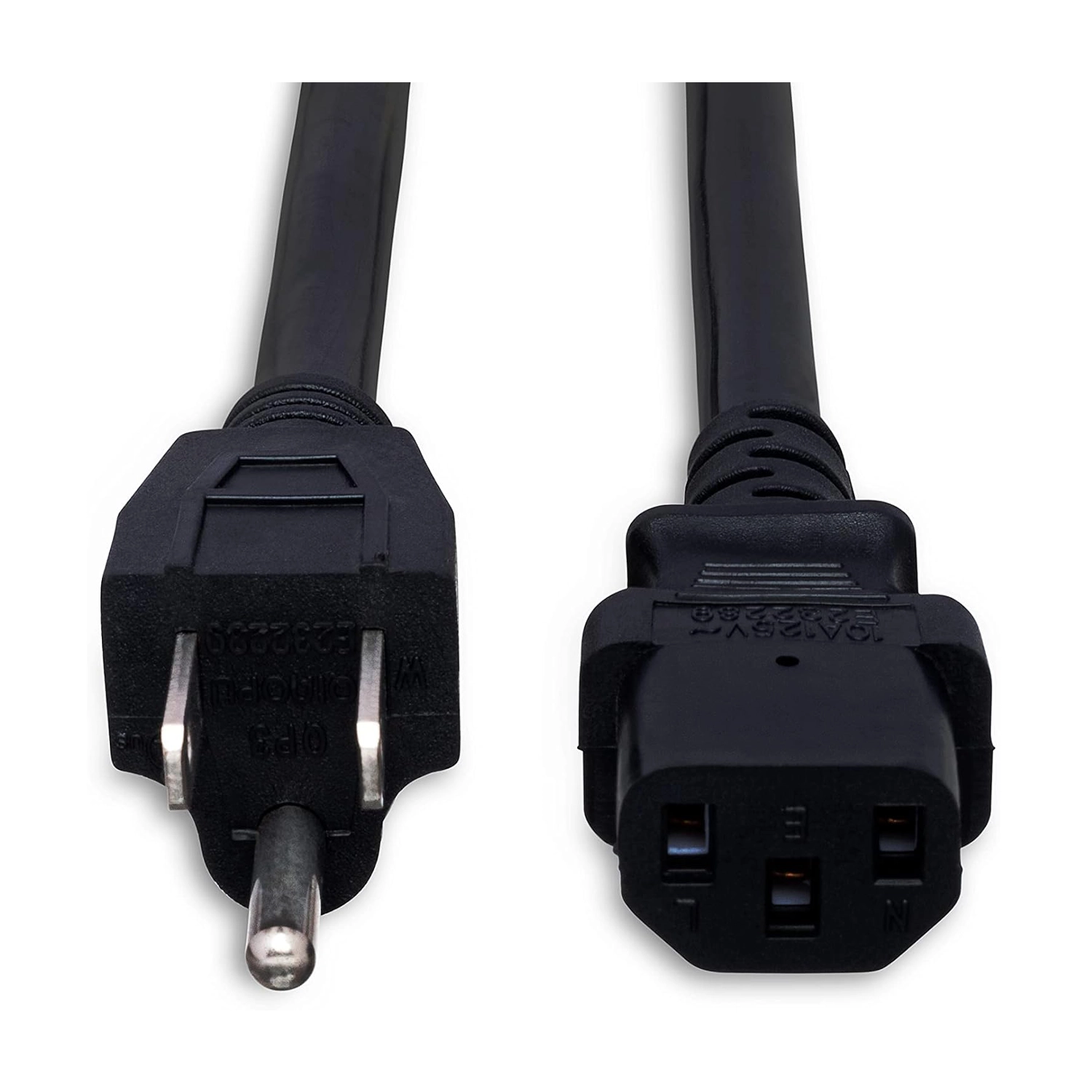 Hosa Power Cord, IEC C13 To Nema 5-15P - 8'