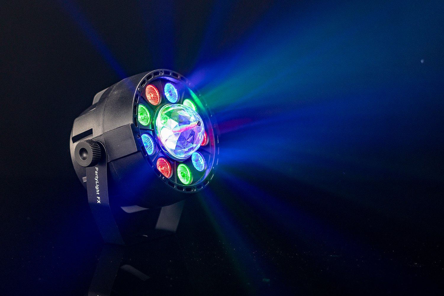 Colorkey Party Light FX Compact Tricolor LED Swirling Beam