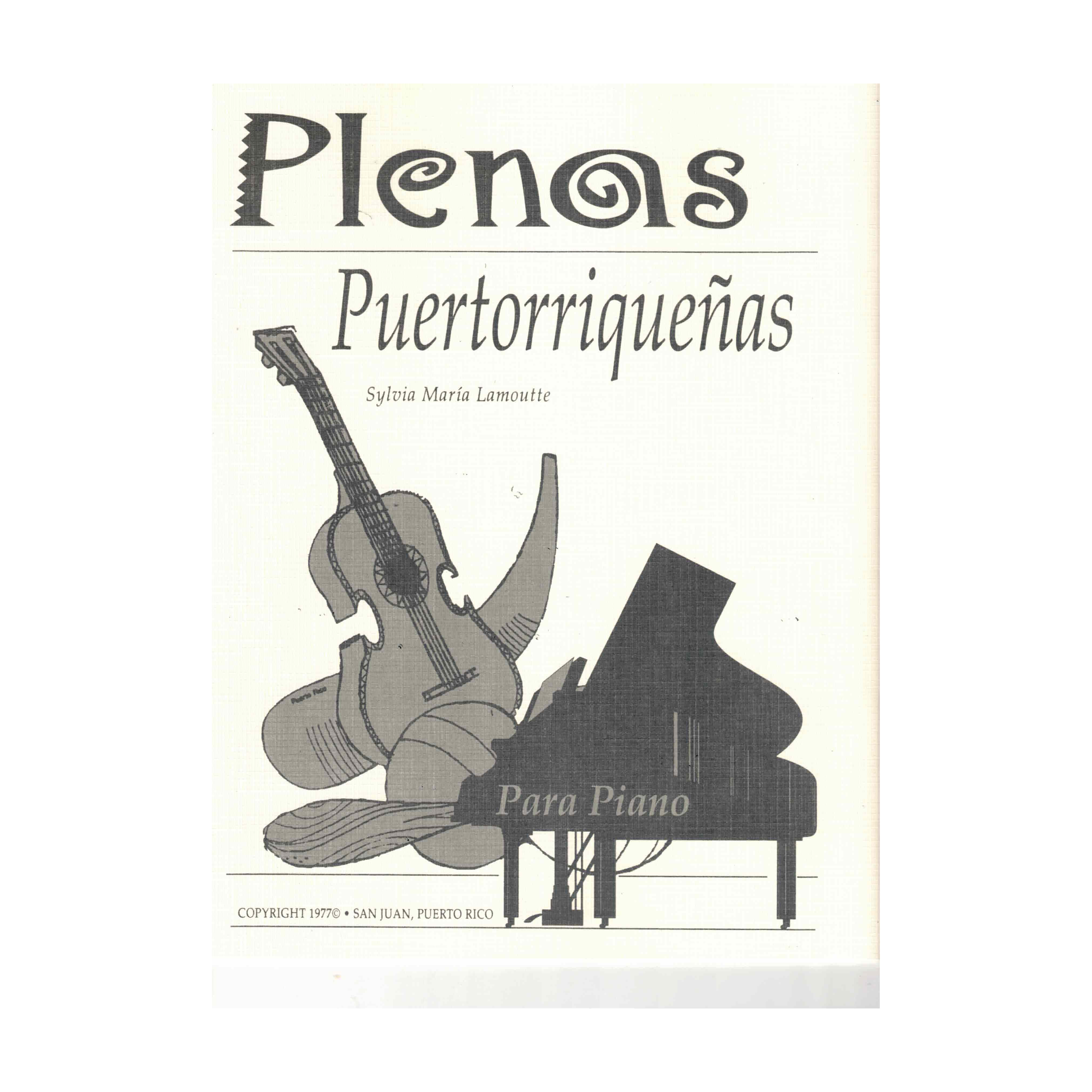 Plenas Puertorriqueñas Para Piano- Sylvia M. Lamoutte