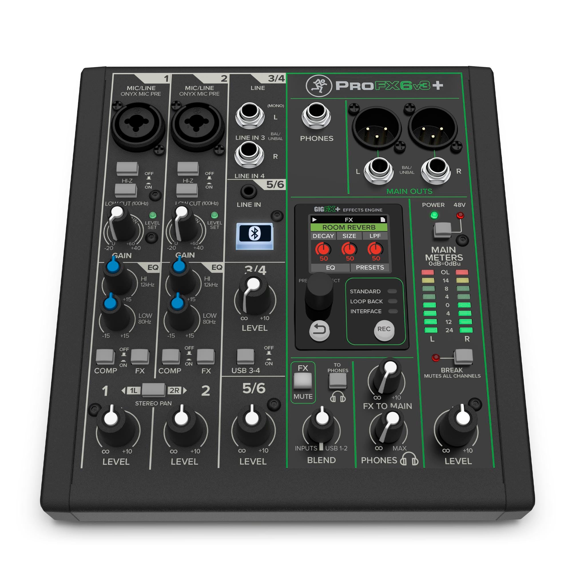 Mackie Profx6v3+ 6-Channel Mixer
