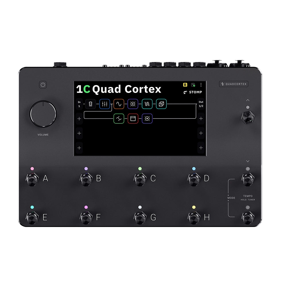 Neural Dsp Quad Cortex Quad-Core Digital Effects Modeler/Profiling Floorboard