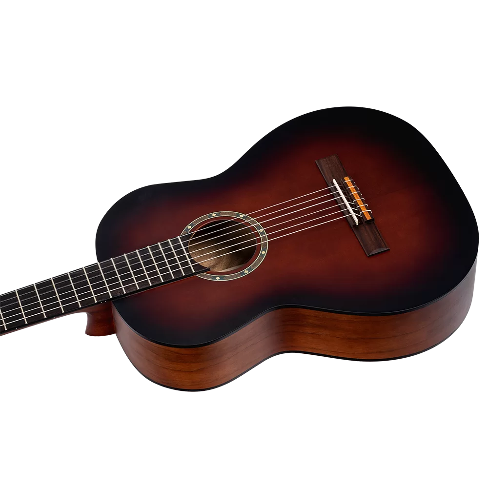 Ortega Student Series Pro Full Size Guitar R55BFT Bourbon Burst Satin