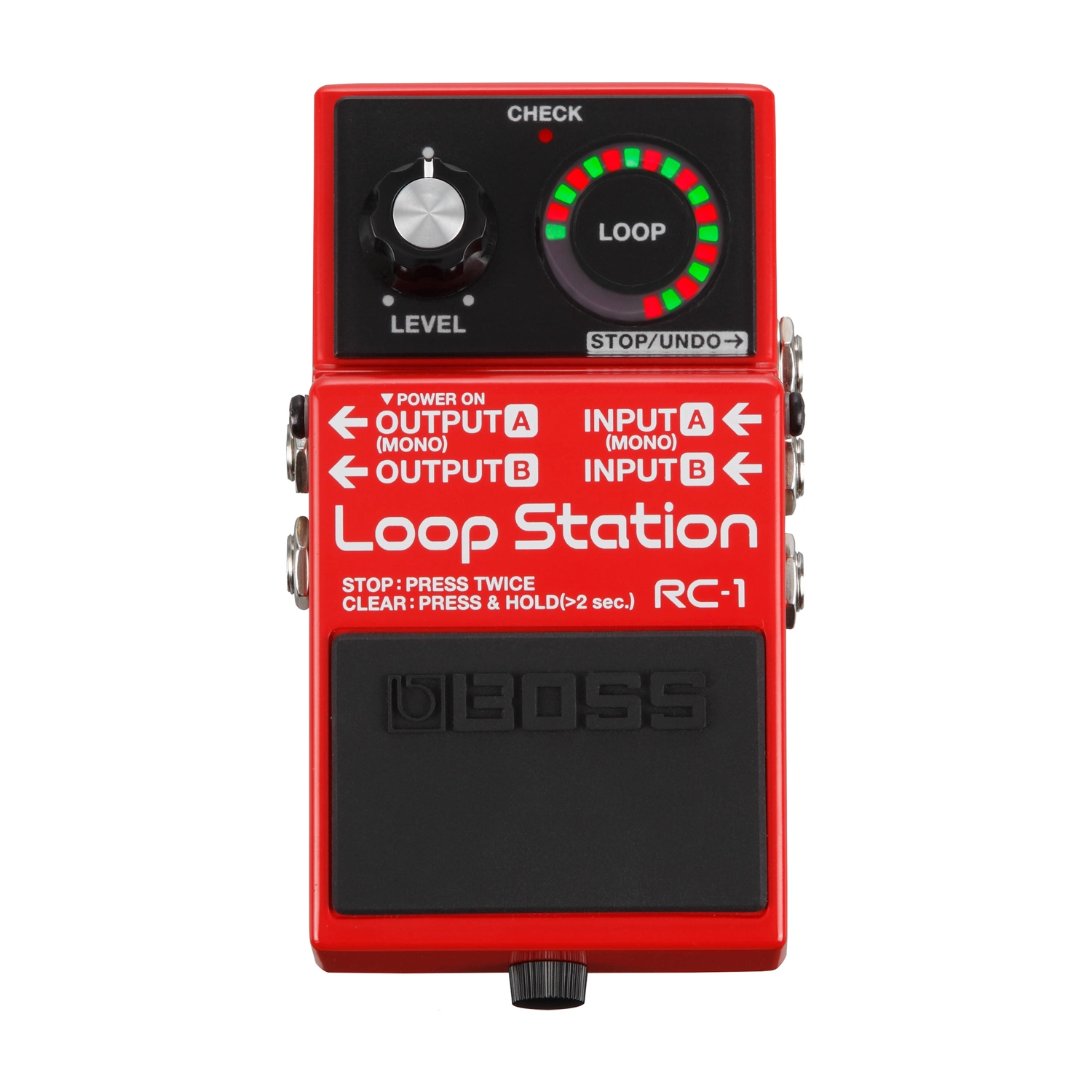 Boss RC-1 Loop Station top view