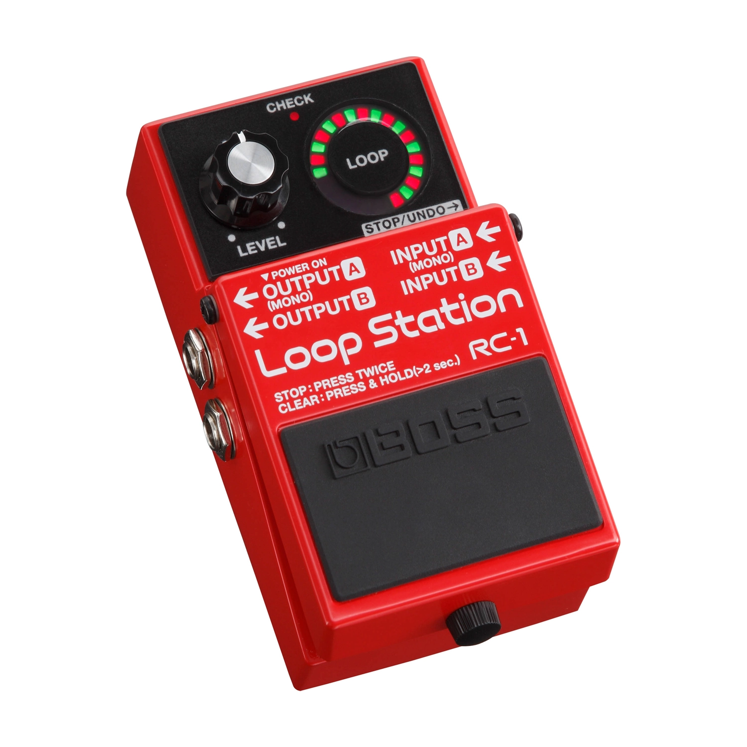 Boss RC-1 Loop Station side angle view