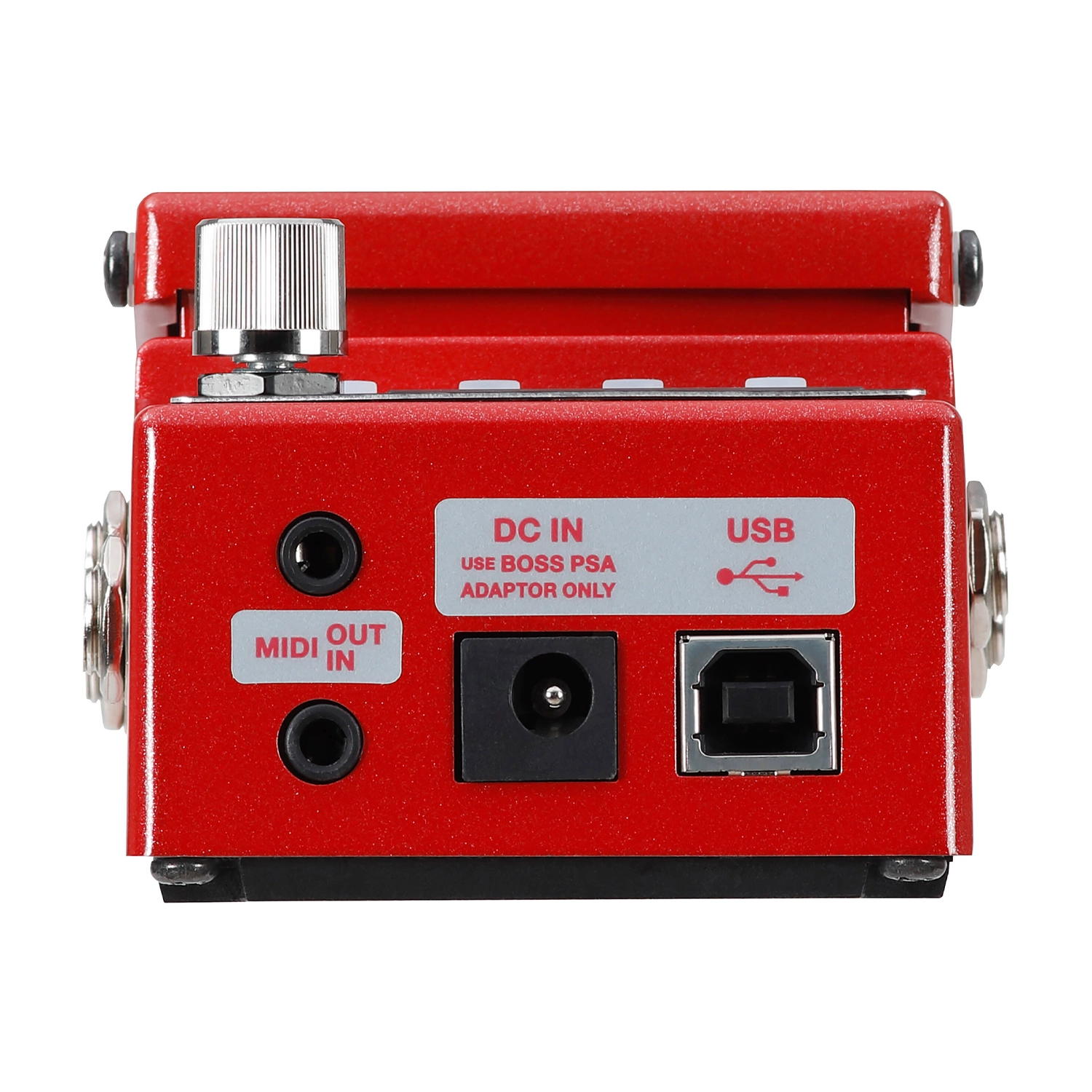 Boss RC-5 Loop Station Compact Phrase Recorder back panel view