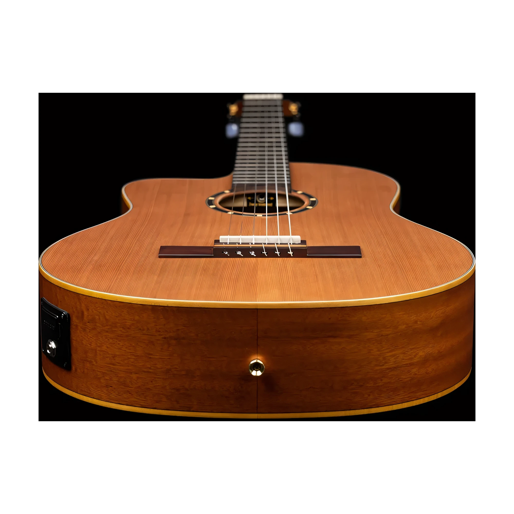 Ortega Family Series Pro RCE131SN-L Acoustic Electric Slim Neck Classical Guitar - Left Handed