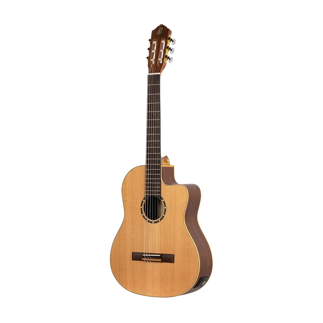 Ortega Family Series Pro Nylon String Guitar W/ Cedar Top, Mahogany Back, Sides & Neck, Savarez 510CJ Strings & Gigbag