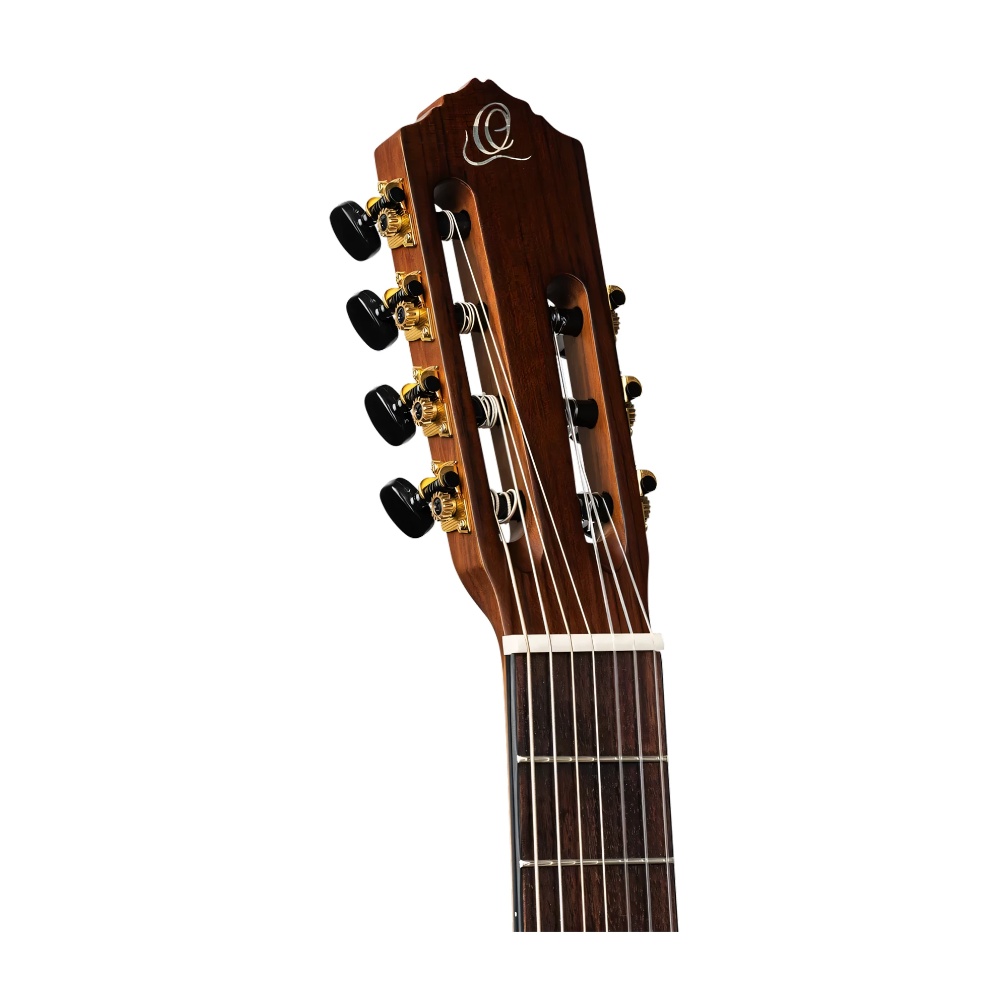 Ortega Family Series Pro 7-String Solid Top Acoustic-Electric Nylon Classical Guitar w/Bag