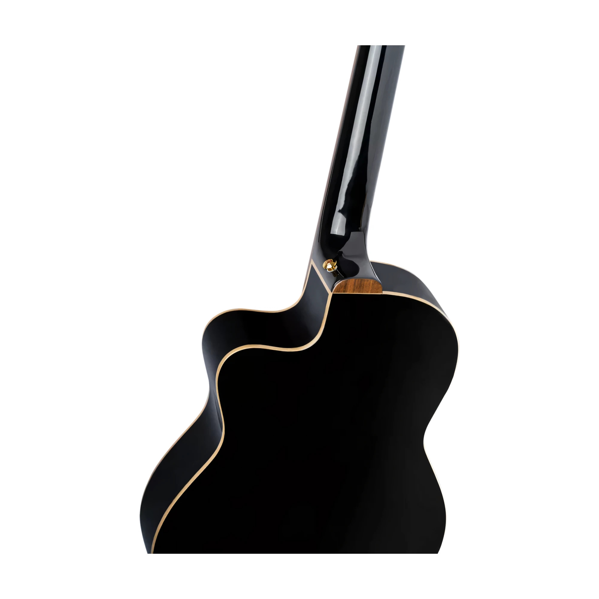 Ortega Performer Series RCE138-T4BK Thinline Acoustic Electric Nylon Guitar Black