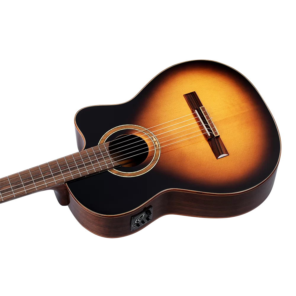 Ortega Feel Series Nylon String Guitar - Tobacco Sunburst