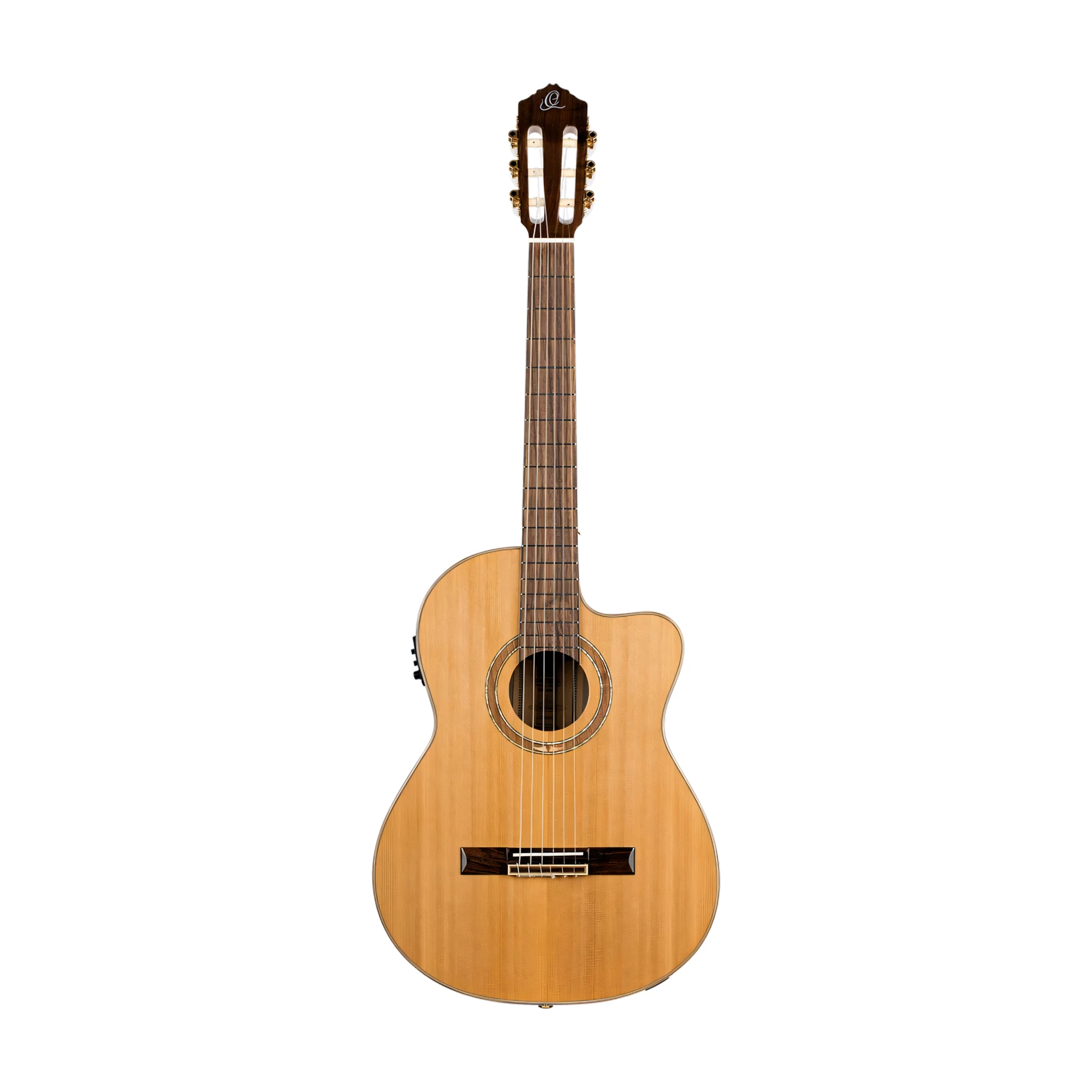 Ortega Performer Series Full Size Nylon String Guitar Solid Cedar Top Walnut Back Slim Neck Includes Deluxe Gig Bag