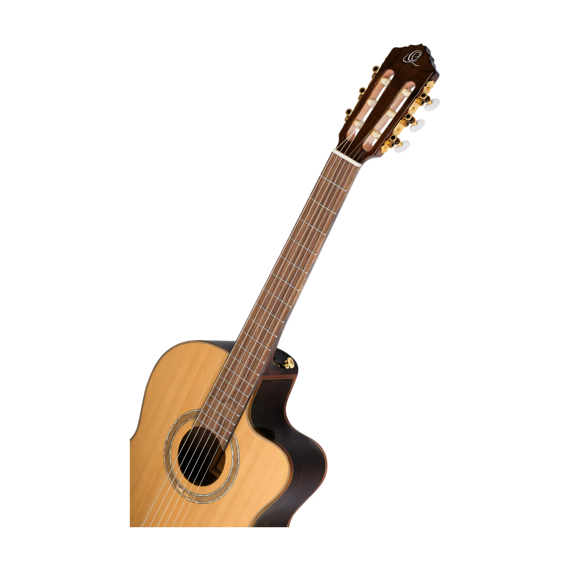 Ortega Performer Series Full Size Nylon String Guitar Solid Cedar Top Walnut Back Slim Neck Includes Deluxe Gig Bag