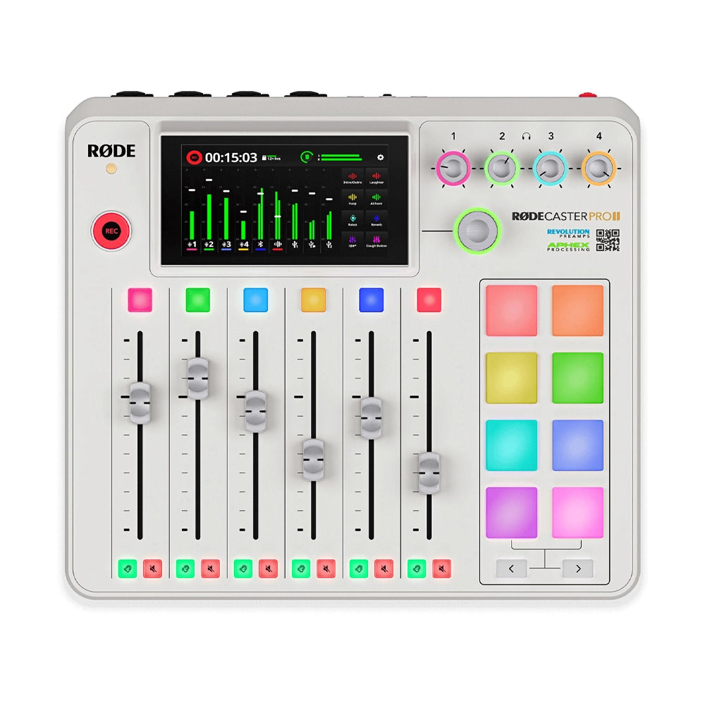 Rode RODECaster Pro II Podcast Production Console - White