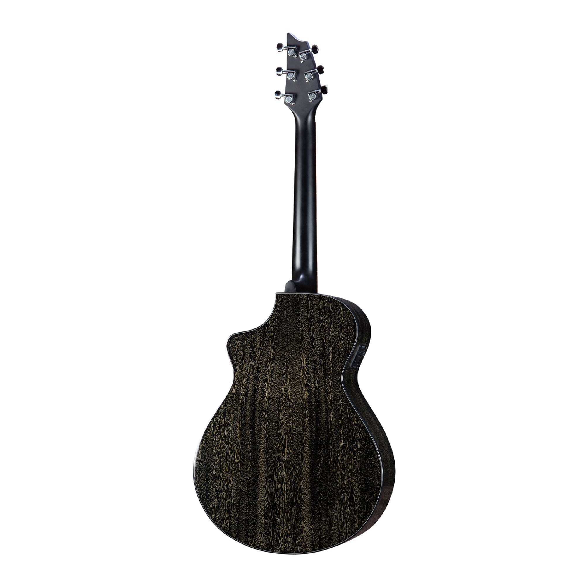 Guitarra acústica-eléctrica Breedlove Rainforest S Concert Negra Dorada CE