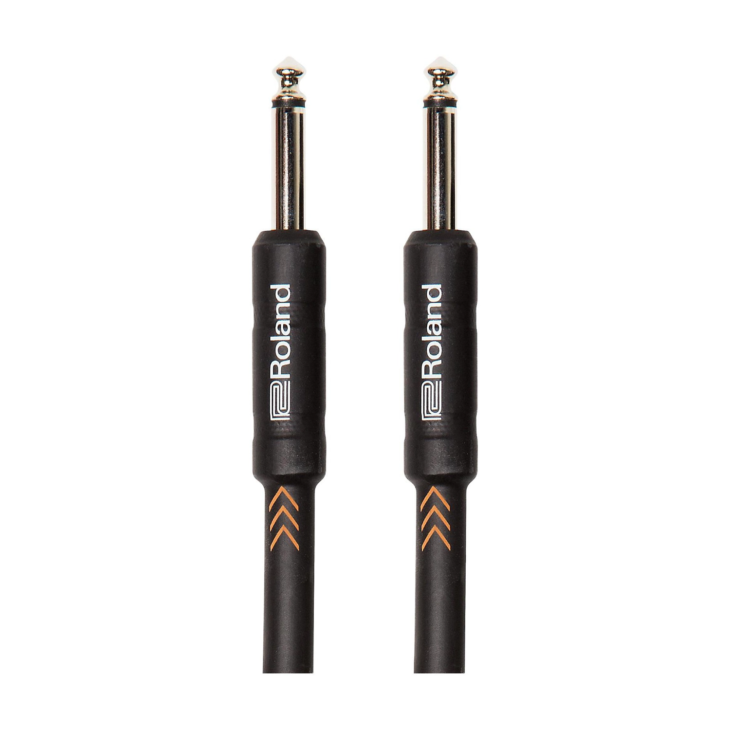 Roland Black Series Cable de Instrumento 1/4" Recto a 1/4" Recto de 15' - Negro