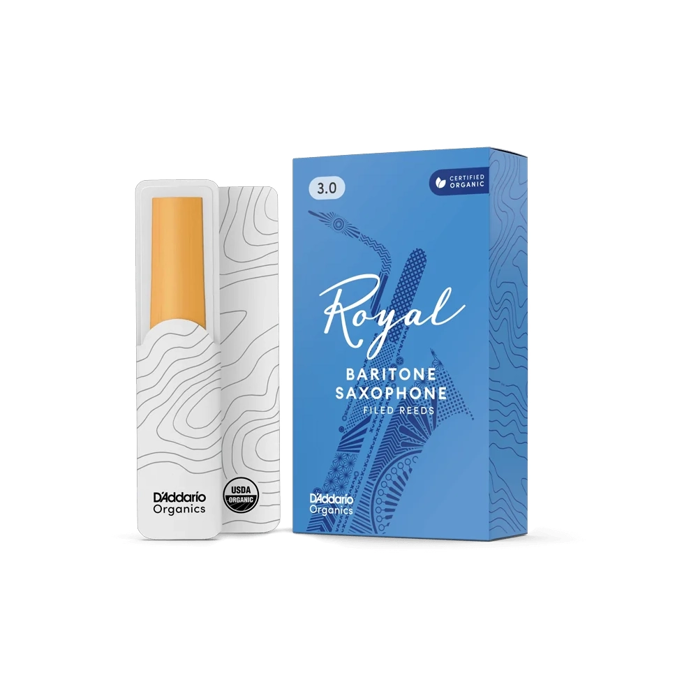 D'Addario Royal Baritone Saxophone Reeds - 3.0